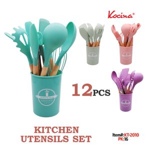 12pcs Silicone Kitchen Utensils Set