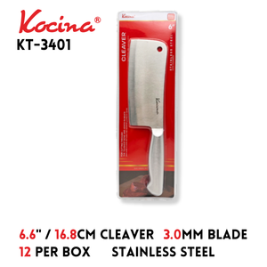 6.6" Cleaver, 3.0Mm, S/S Blade,16.8Cm