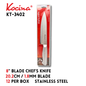 8" Chef'S Knife,1.8Mm,S/S Blade, 20.2Cm