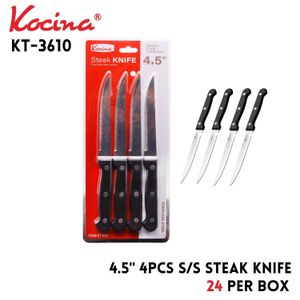 4pcs. S/S Steak Knife/ 5966-4