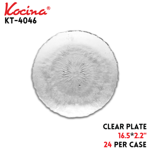 Clear Plate, 16.5"x2.2"