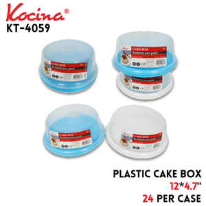 Cake Box,Plastic,208g,12"X4.7",2 Colors