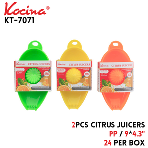 2pcs Citrus Juicers,9"x4.3",PP