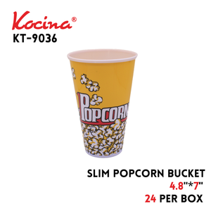 Popcorn Bucket 
4.8"x7" ,PP