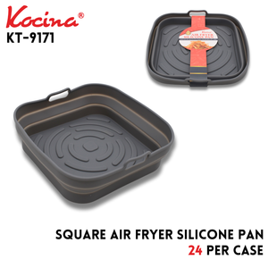 Air Fryer Silicone Pan, Square