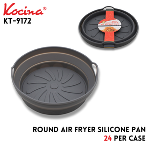 Air Fryer Silicone Pan, Round
