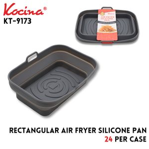 Air Fryer Silicone Pan, Rectangular