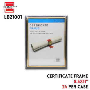 CERTIFICATE FRAME 8.5X11"