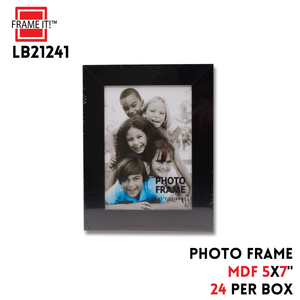 MDF Frame 5X7" Black Wide