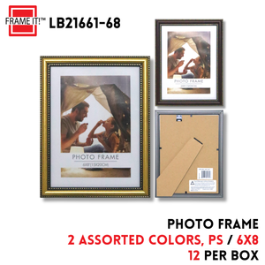 PS Photo Frame 6x8" 2 Colors Asstd