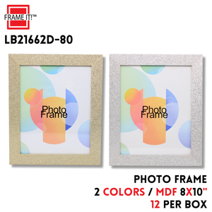 MDF Photo Frame 8x10" 2 Colors Asstd