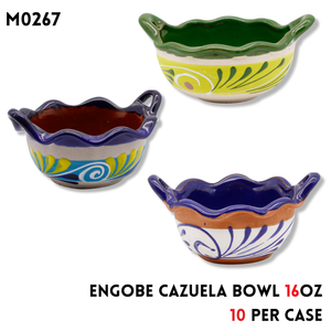 Cazuelita Engobe 16Oz / Engobe Cazuela Bowl 16Oz