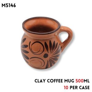 CEFETERO ALMENDRADO BOLA 500 ML/COFFEE MUG ALMOND COLOR 500 M