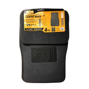Car Mat 4Pc/Black
