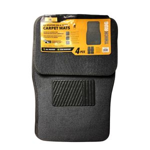 Car Mat 4Pc/ Charcoal