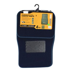 Car Mat 4Pc/Blue