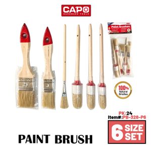Paint Brush 6pcs ASST SIZES