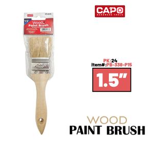 1.5" Heavy Duty Wood Paint Brush