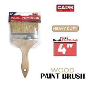 4"" Heavy Duty Wood Paint Brush