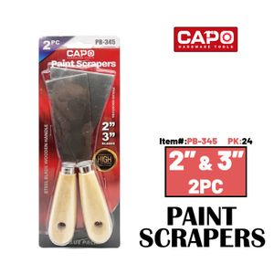 2X Paint Scrapers, 2" & 3"