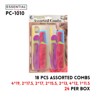 18pcs Assorted Combs