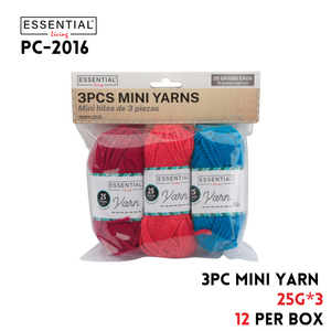 3pc Mini Yarn 25Gram Each