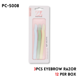 3pcs Eyebrow Razor 4.7??, Stainless Steel+ABS
