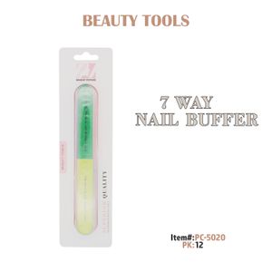 7 Way Nail Buffer, 7"x0.8"x0.6", Sponge