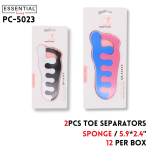 2pcs Toe Separators, 5.9"x2.4", Sponge