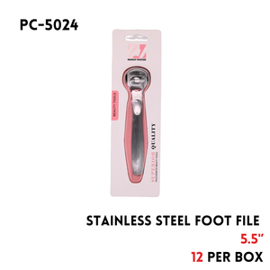 Foot File, 5.5", Stainless Steel
