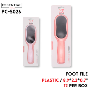 Foot File, 8.9"x2.2"x0.7", Plastic