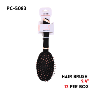 Hair Brush, 9.4", ABS, Black