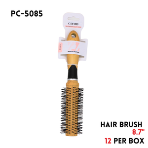 Hair Brush, 8.7", ABS, Yellow
