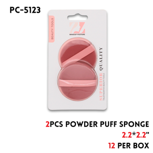 2pcs Powder Puffs,sponge,2.2"X2.2"