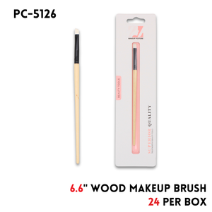 Makeup Brush,wood,6.6"
