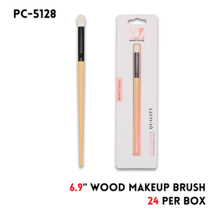 Makeup Brush,wood,6.9"