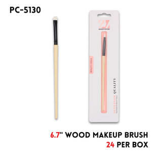 Makeup Brush,wood,6.7"