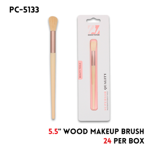 Makeup Brush,wood,5.5"