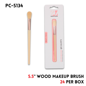 Makeup Brush,wood,5.5"