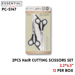 2pcs Hair Cutting Scissors 6.5"x2.2"