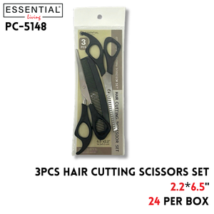 3pcs Hair Cutting Scissors 6.5"x2.2"