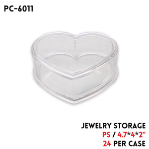Jewelry Storage, PS, 4.7"x4"x2"