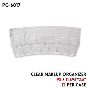 Clear Makeup Organizer, PS, 11.6"x6"x2.6"