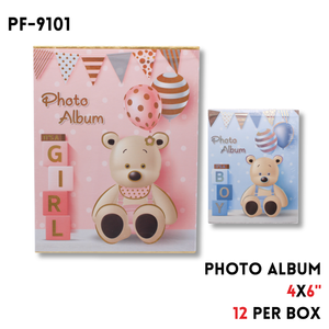 Photo Album 4"x6", 2 designs assted