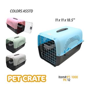 Pet Crate 11x11x18.5" Plastic