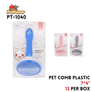 Pet Comb 7x4"Plastic