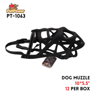 dog muzzle 10"x5.5"