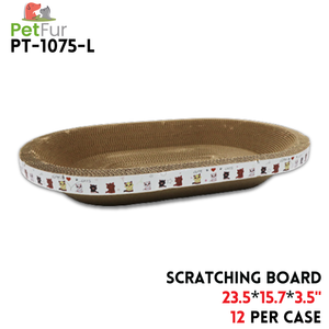 Scratching board-L,23.5"x15.7"x3.5",Corrugated Paper