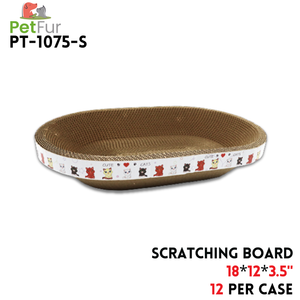 Scratching board-S,18"x12"x3.5",Corrugated Paper