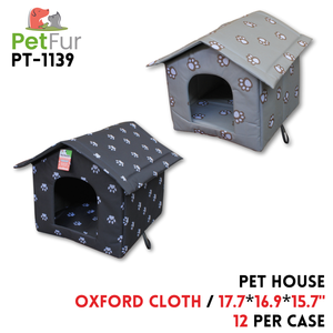 Pet House Oxford cloth 17.7*16.9*15.7inch,2 colors
